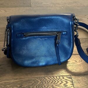 Marc Jacobs Shimmering Blue Crossbody Bag